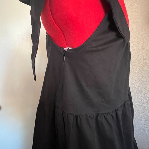 Love, Bonito Violeta Toga Tiered One Shoulder Swing Dress - Size Small - Picture 7 of 8